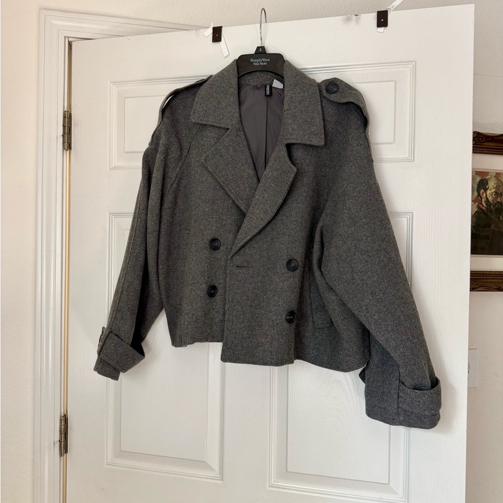 H&M Cropped oversized trench